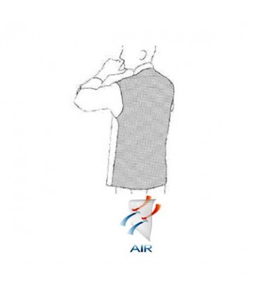 Chaqueta cocina con corchetes extra grande