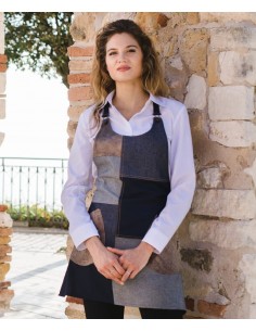 Delantal para sala Kansas azul 2