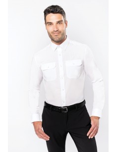 Camisa piloto de manga larga Cesda