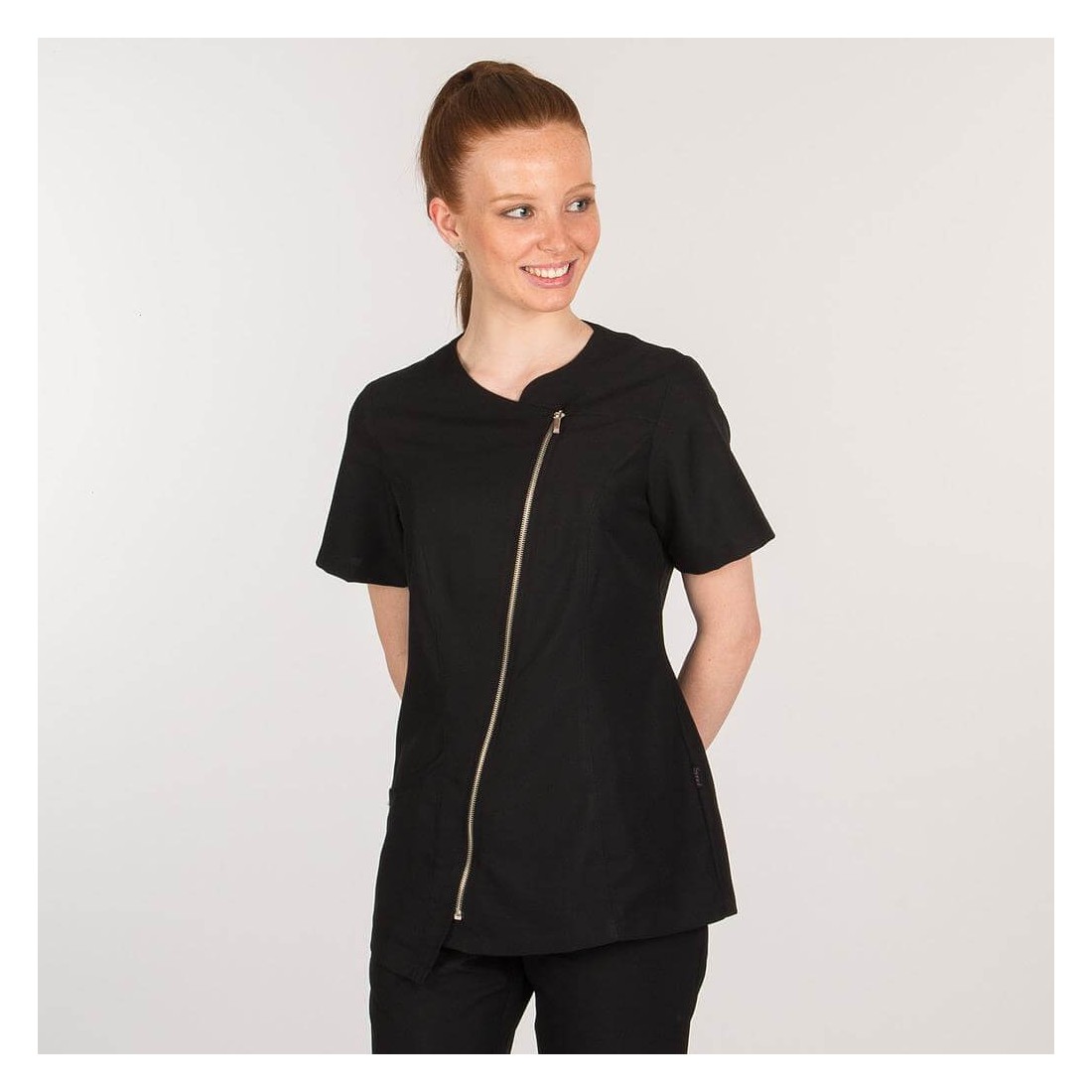 Casaca de microfibra señora con cremallera