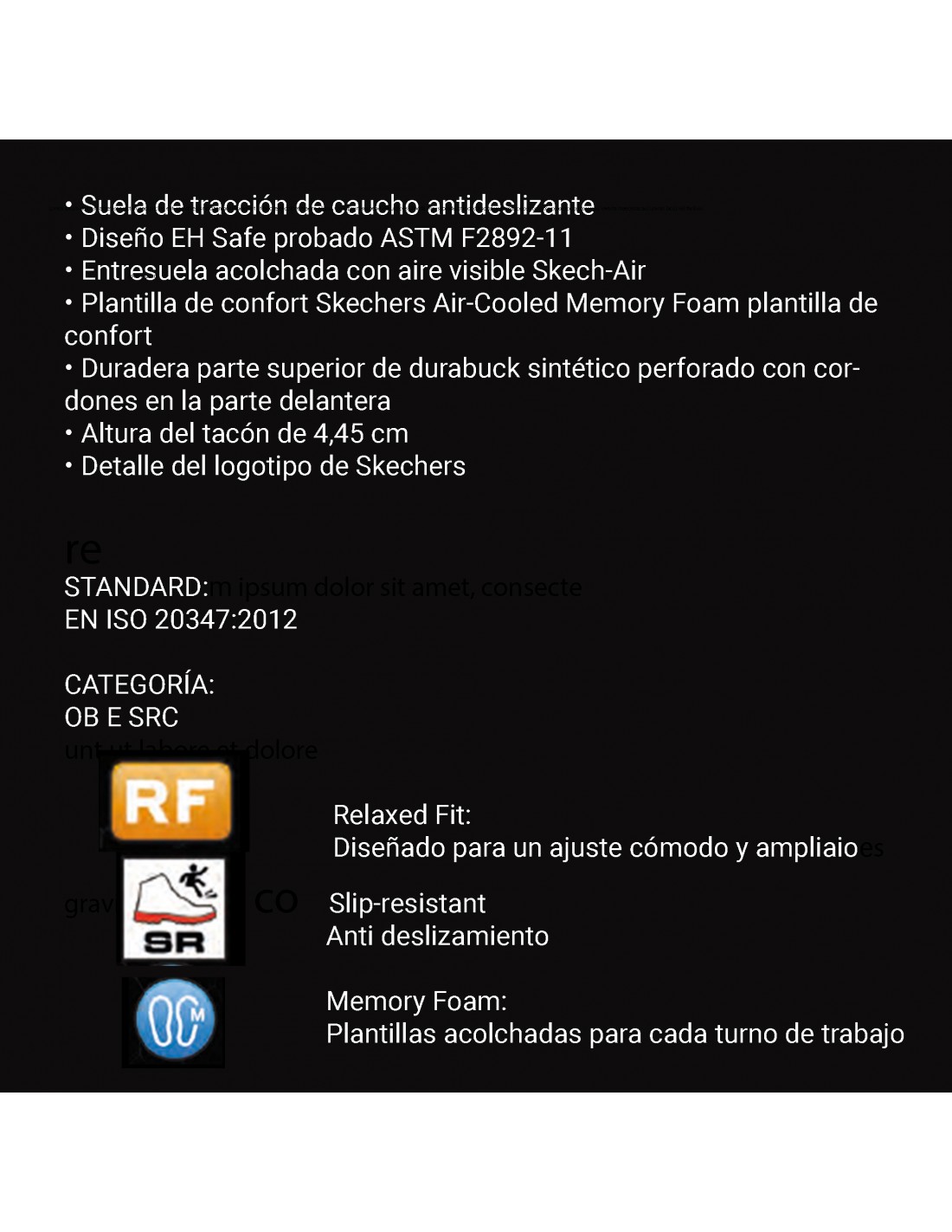 Skechers mujer work relaxed fit