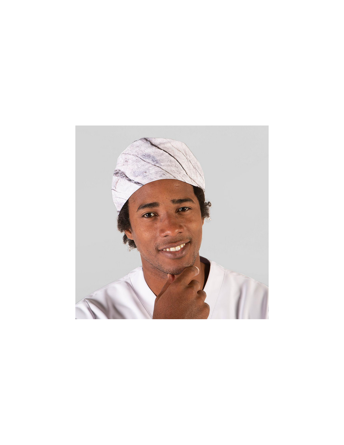 Gorro cirujano tiras tejido reciclado