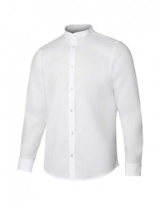 Camisa cuello mao stretch hombre
