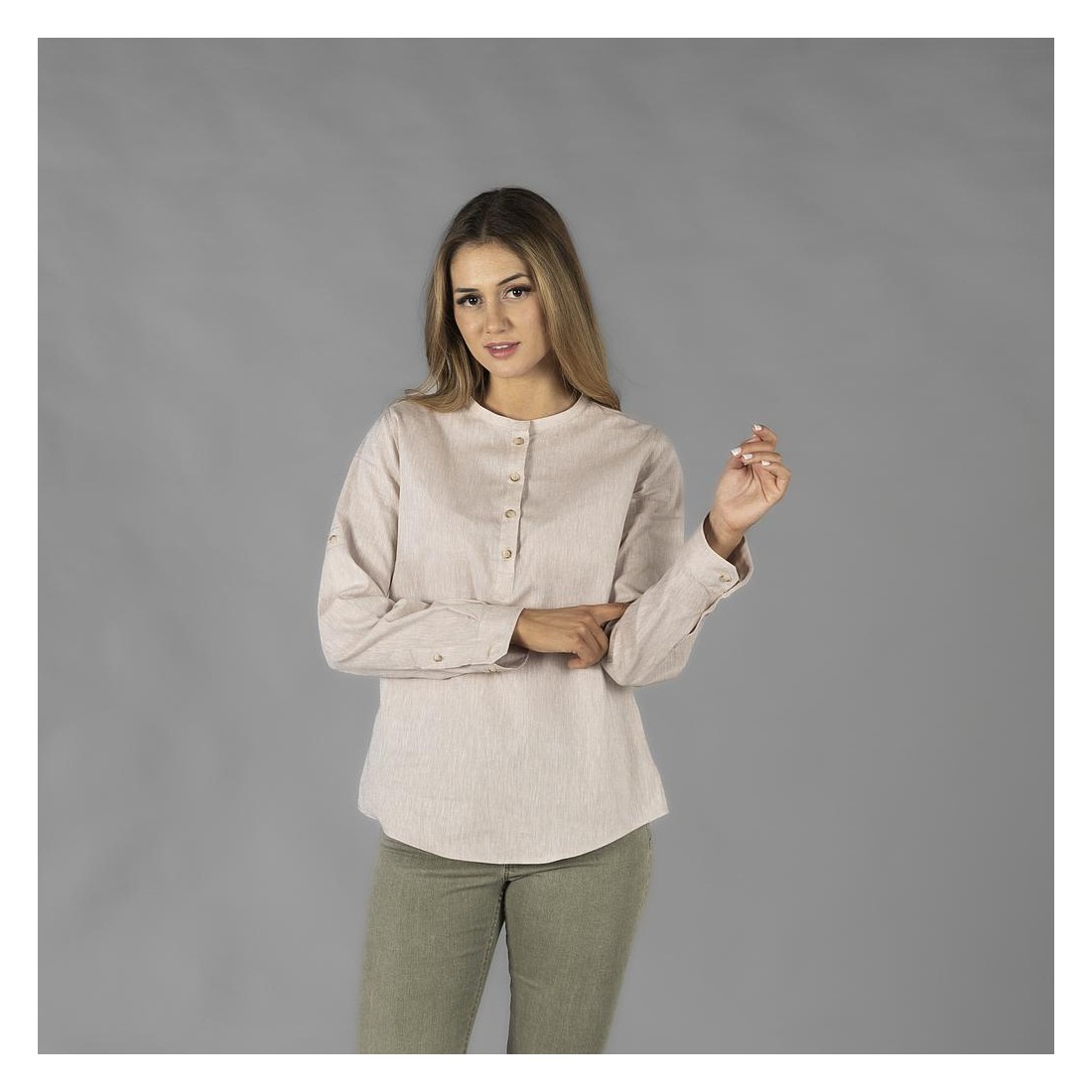 Camisa mujer lino Kaula