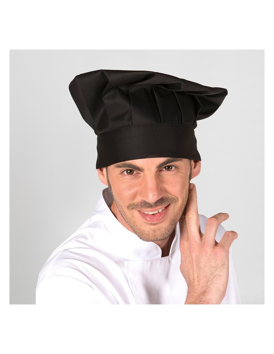 gorro gran chef negro escola hosteleria i turisme cambrils