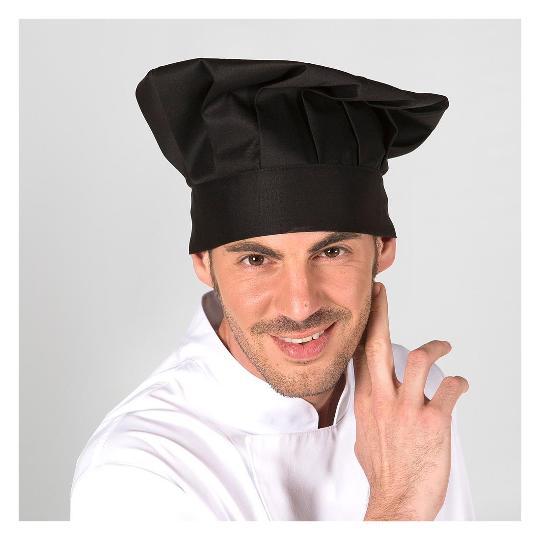 gorro gran chef negro escola hosteleria i turisme cambrils