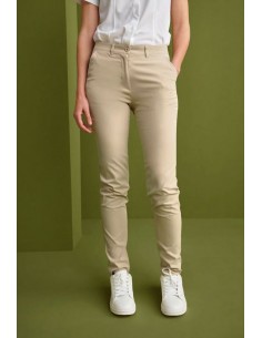 Pantalón chino mujer slim fit 'Escola hotelería de Cambrils'