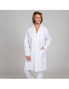 Bata laboratorio manga larga unisex