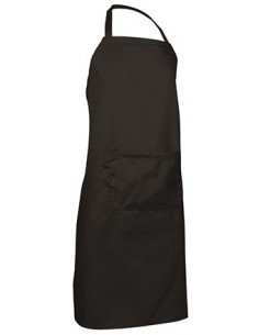 Delantal peto en negro