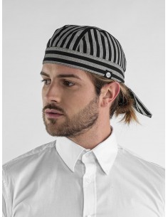Bandana chef rayas