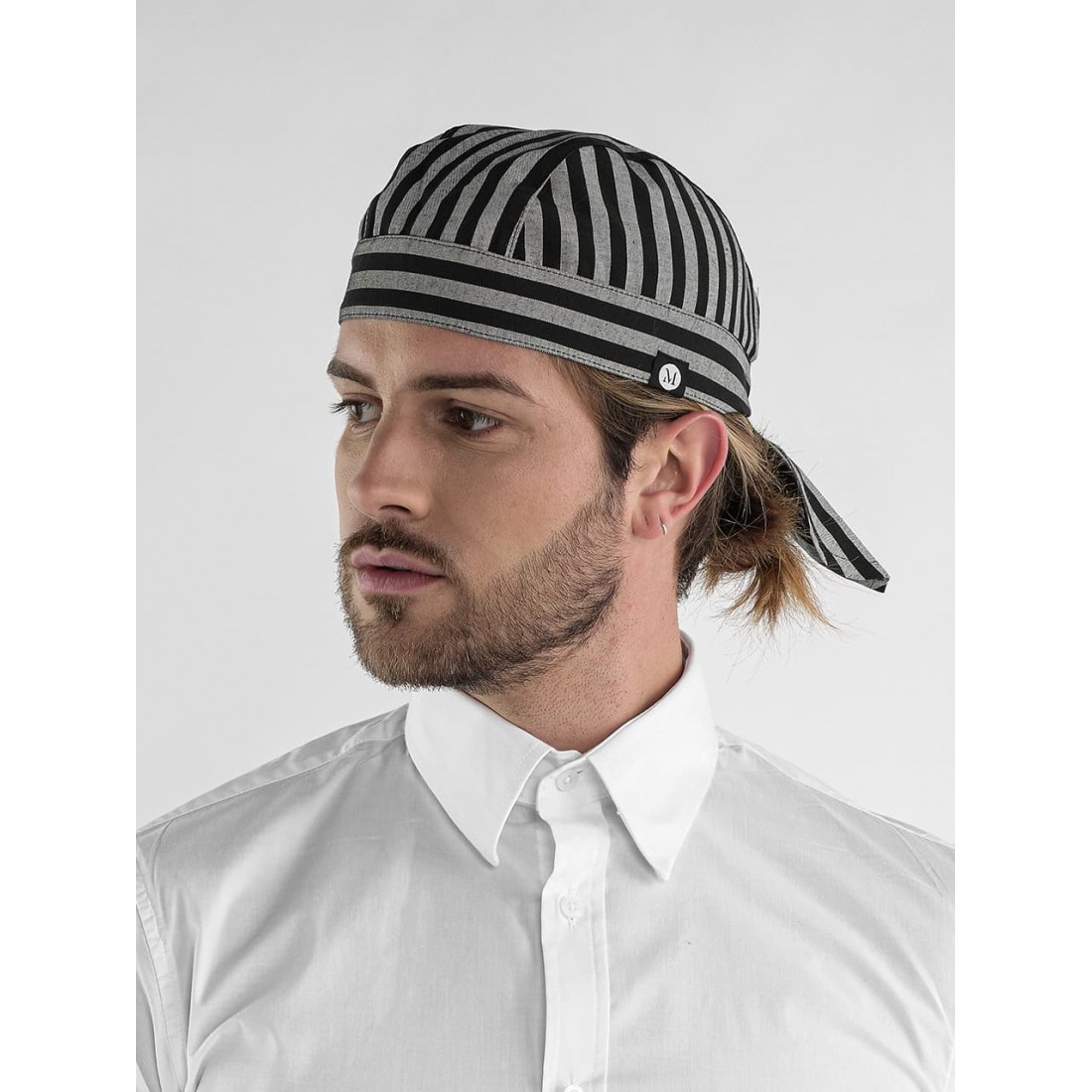Bandana chef rayas