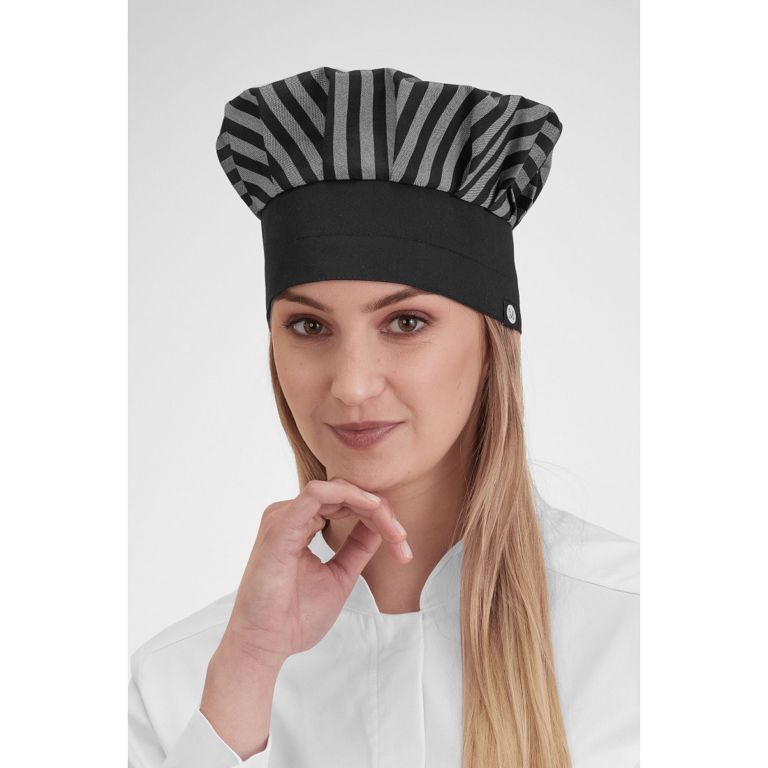 Gorro chef rayas