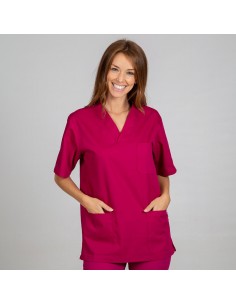 Casaca sanitaria manga corta unisex 2