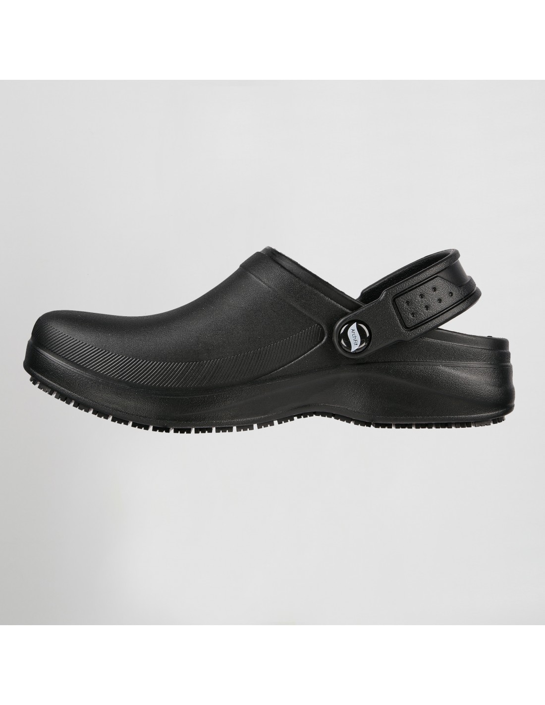 Zueco Skechers negro sra