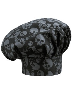 Gorro cocinero calaveras