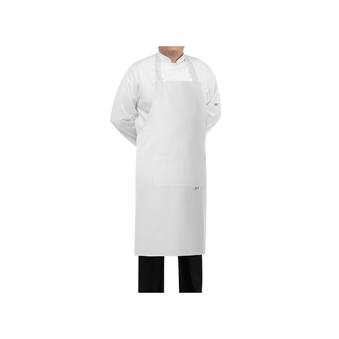 Delantal chef extra grande blanco