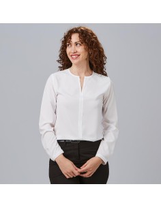 Blusa cuello v para mujer