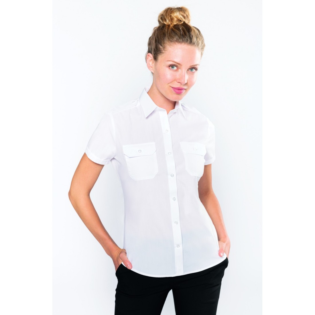 Camisa piloto de manga corta Aeroclub