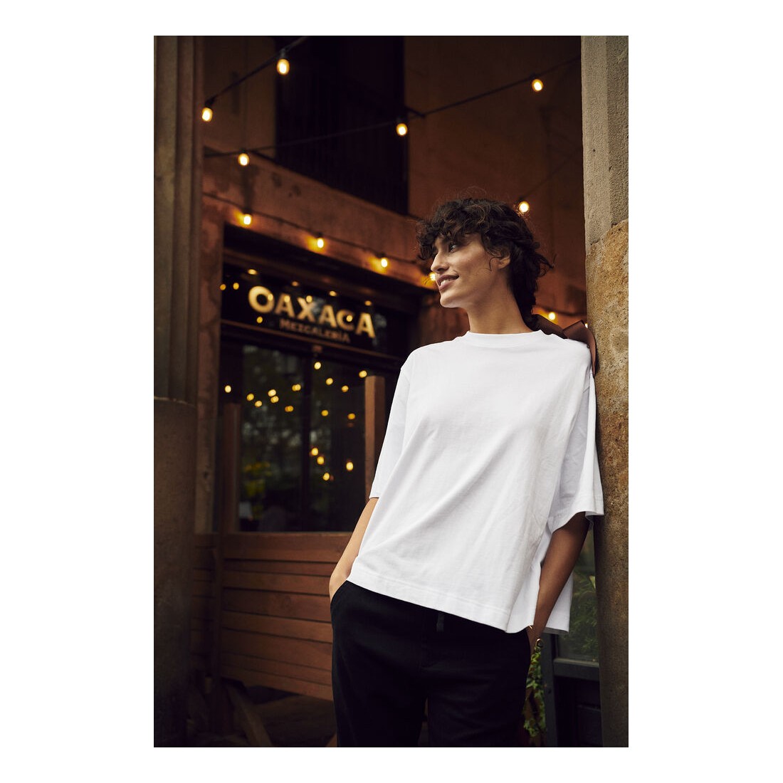 Camiseta oversize mujer