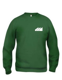 Sudadera verde botella "Institut Pere Martell"