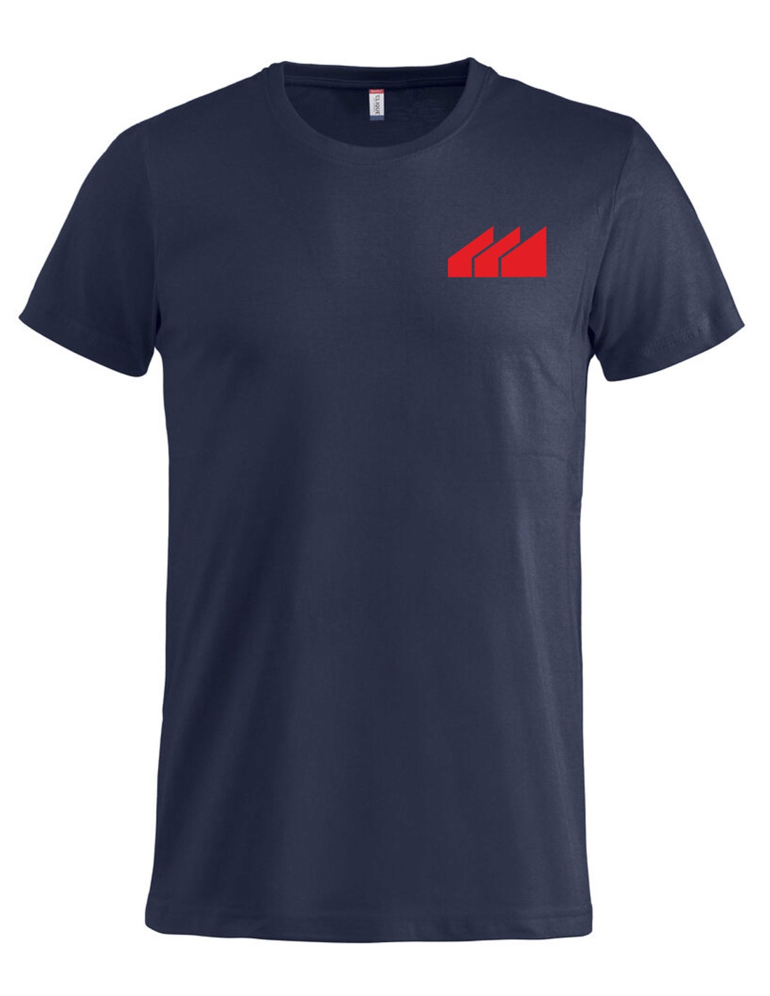 Camiseta azul marino logo rojo "Institut Pere Martell"