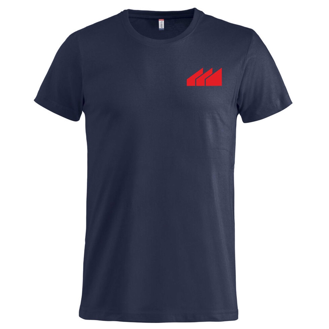 Camiseta azul marino logo rojo "Institut Pere Martell"