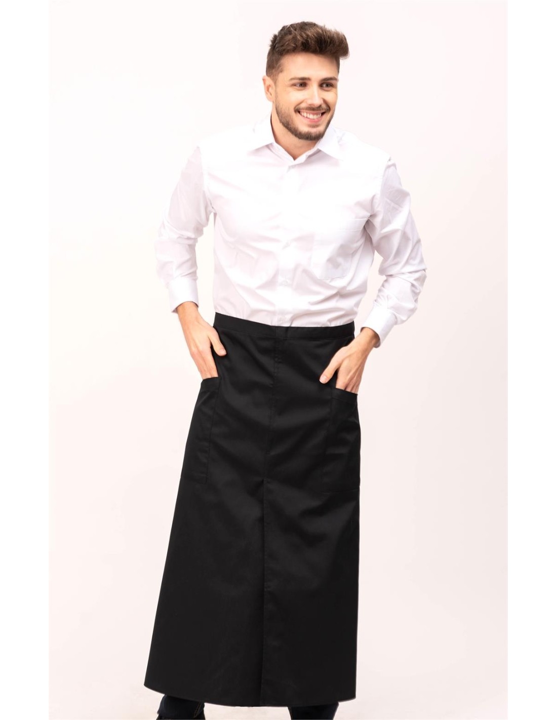 Delantal francés "Escola d'Hoteleria de Cambrils"