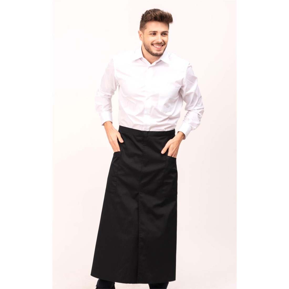 Delantal francés "Escola d'Hoteleria de Cambrils"