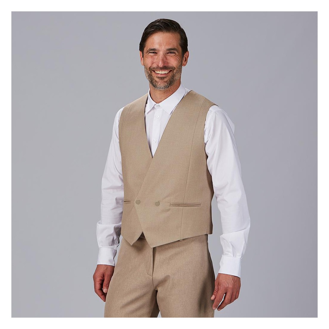 Chaleco cruzado hombre