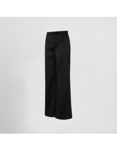 Pantalón cruzado mujer negro