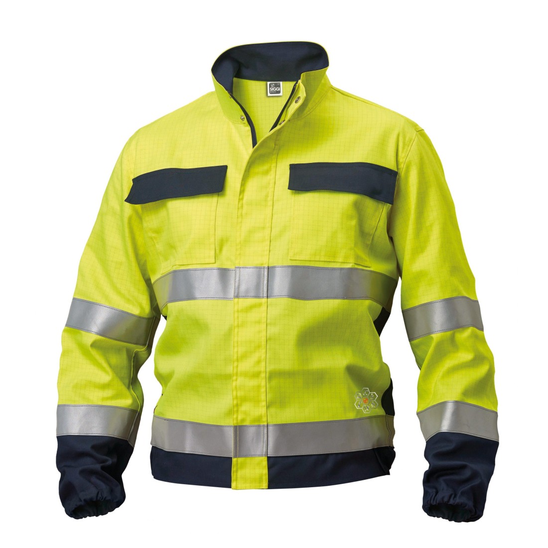 Chaqueta ignifuga antiestática alta visibilidad