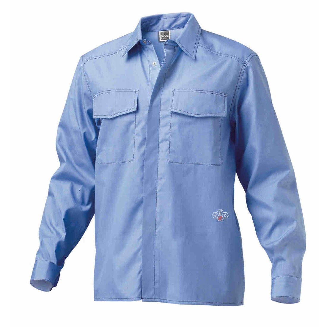 Camisa ignifuga antiestática