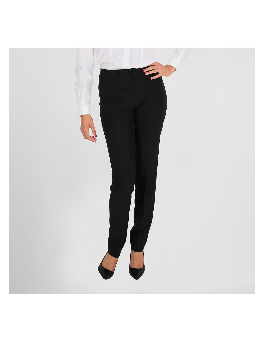 Pantalón mujer camarera microfibra