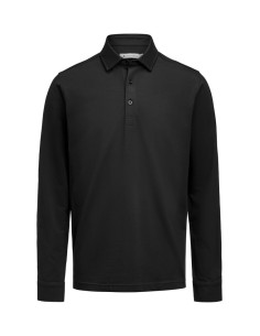 Polo elástico manga larga hombre American Supreme